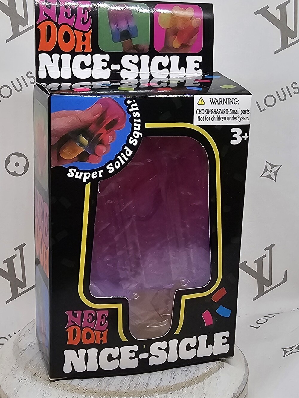 Nice-Sicle Solid Squish Toy – Purple Gradient